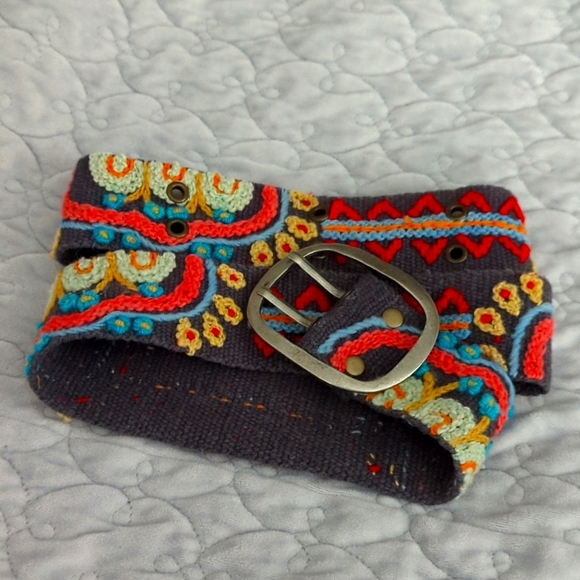 Krauss for Sundance Accessories Sundance Wool Hand Stitched Belt